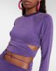 Jacquemus Jacquemus Le T-shirt Espelho cutout crop top - 4