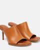Jacquemus Jacquemus Les Mules Carrés Ronds leather mules - 1