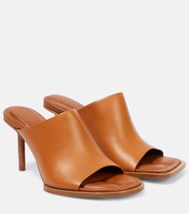 Jacquemus Jacquemus Les Mules Carrés Ronds leather mules