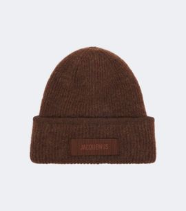 Jacquemus Jacquemus Logo alpaca and wool-blend beanie