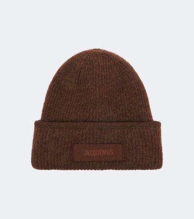 Jacquemus Jacquemus Logo alpaca and wool-blend beanie