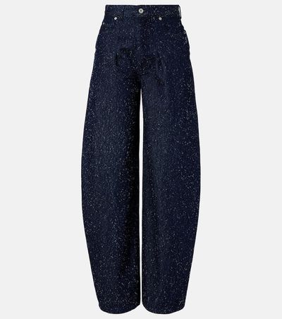 Jacquemus Jacquemus Logo barrel-leg jeans