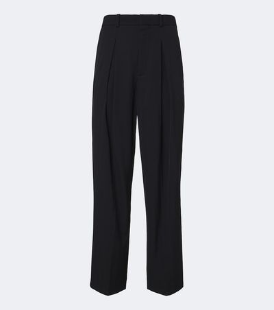 Jacquemus Jacquemus Losange pleated virgin wool wide-leg pants