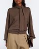 Jacquemus Jacquemus Losange tie-neck silk-blend cardigan - 2