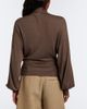 Jacquemus Jacquemus Losange tie-neck silk-blend cardigan - 5