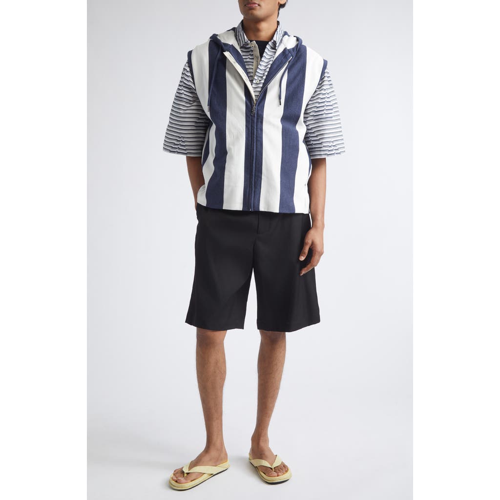 Jacquemus Jacquemus Marinière Stripe Sleeveless Hoodie