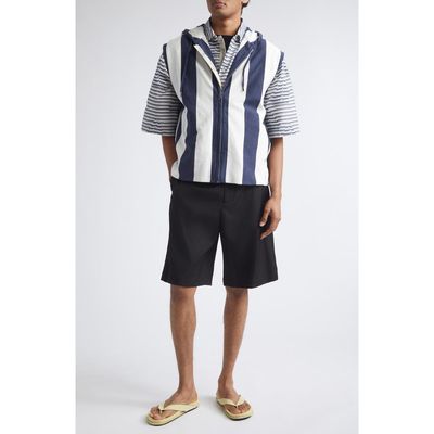 Jacquemus Jacquemus Marinière Stripe Sleeveless Hoodie