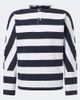 Jacquemus Jacquemus MariniÃ¨re striped cotton jersey Henley shirt - 1