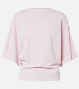 Jacquemus Jacquemus Moisson oversized open-back jersey T-shirt