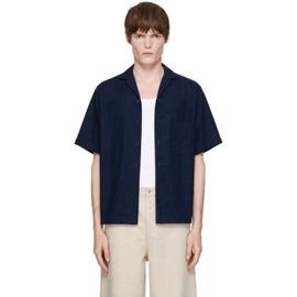 JACQUEMUS JACQUEMUS Navy 'La Chemise Pyjama Denim' Shirt