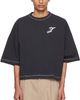 JACQUEMUS JACQUEMUS Navy 'The Letro' T-shirt - 1