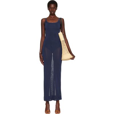 JACQUEMUS JACQUEMUS Navy 'The Nodo' Maxi Dress