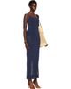 JACQUEMUS JACQUEMUS Navy 'The Nodo' Maxi Dress - 2
