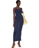 JACQUEMUS JACQUEMUS Navy 'The Nodo' Maxi Dress - 4
