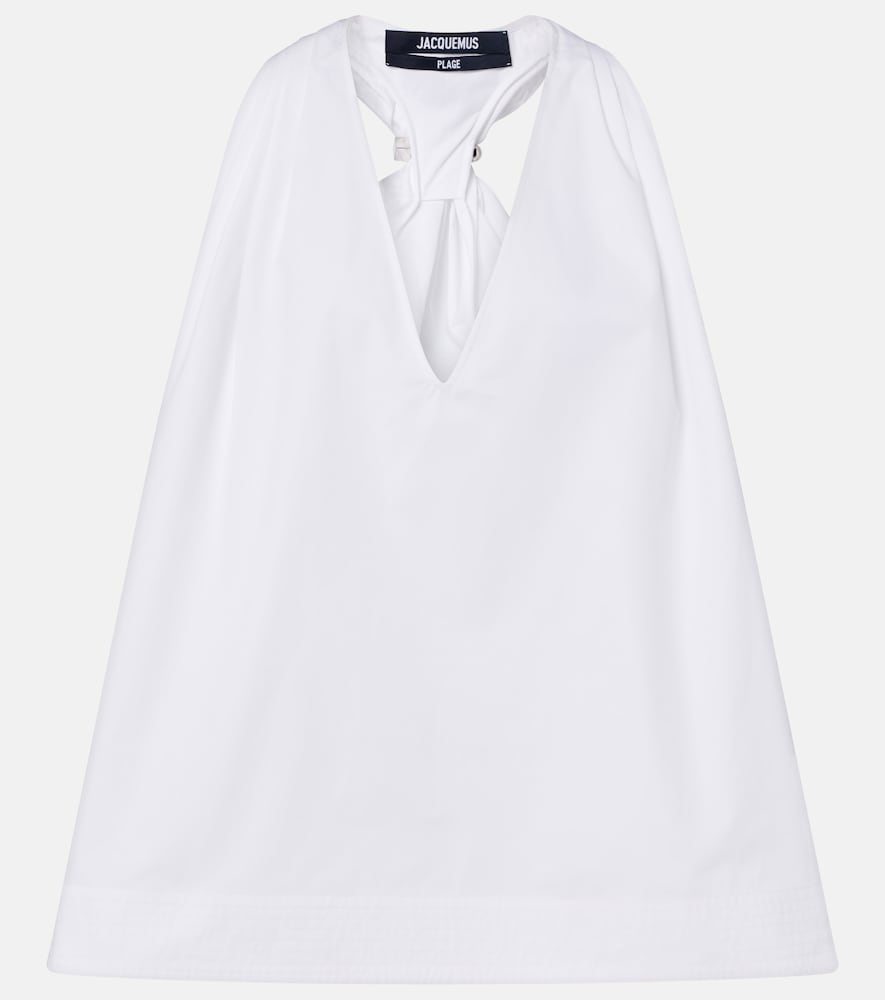 Jacquemus Jacquemus Norma cotton poplin top