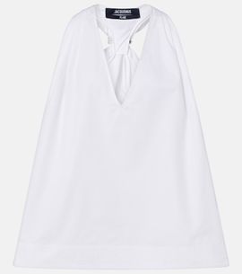 Jacquemus Jacquemus Norma cotton poplin top
