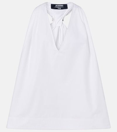 Jacquemus Jacquemus Norma cotton poplin top