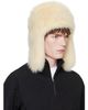 JACQUEMUS JACQUEMUS Off-White 'La grande Chapka' Faux-Fur Hat - 2