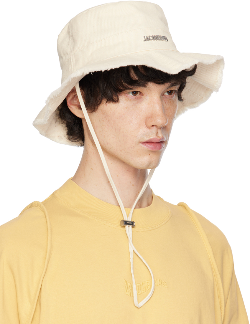 Jacquemus - Off-White Les Classiques 'Le bob Artichaut' Bucket Hat