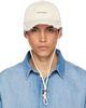 JACQUEMUS JACQUEMUS Off-White 'The Artichaut' Denim Cap - 1
