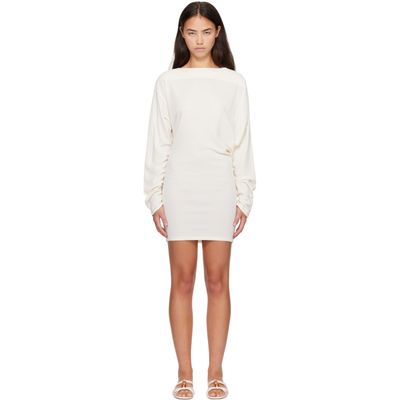 JACQUEMUS JACQUEMUS Off-White 'The Mistral' Minidress
