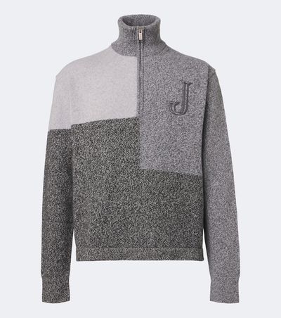 Jacquemus Jacquemus Orlando wool and cashmere half-zip sweater