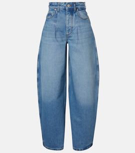 Jacquemus Jacquemus Ovalo De-Nîmes barrel-leg jeans