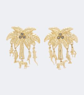 Jacquemus Jacquemus Palmier embellished drop earrings