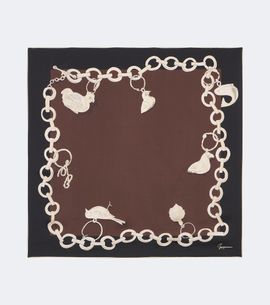 Jacquemus Jacquemus Pampille silk scarf