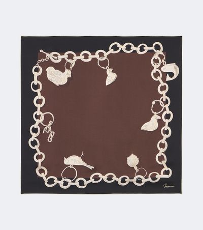 Jacquemus Jacquemus Pampille silk scarf