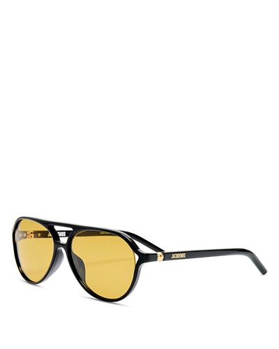 Jacquemus Jacquemus Pastro Aviator Sunglasses, 57mm