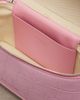Jacquemus Jacquemus Petit Vanity croc-effect suede vanity bag - 3