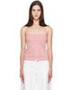 JACQUEMUS JACQUEMUS Pink 'The Sera Knit' Tube Top - 1