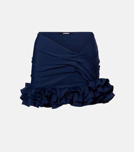 Jacquemus Jacquemus Playa ruffled jersey miniskirt