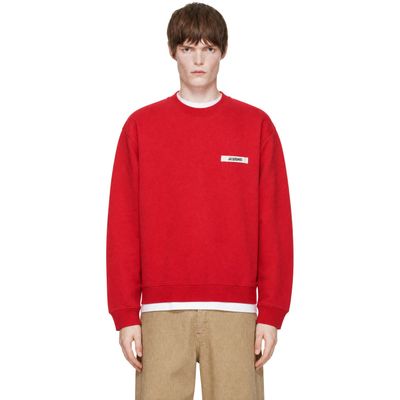 JACQUEMUS JACQUEMUS Red 'The Gros Grain' Sweatshirt