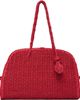 JACQUEMUS JACQUEMUS Red 'The raffia Turismo' Tote - 1