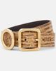 Jacquemus Jacquemus Regalo croc-effect leather belt - 1