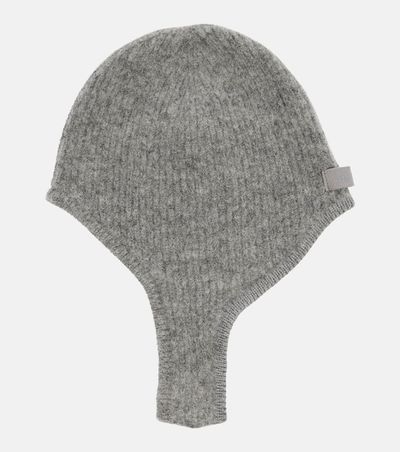 Jacquemus Jacquemus Ribbed-knit alpaca and wool-blend hood