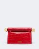 Jacquemus Jacquemus Rond Carré Small croc-effect leather clutch - 1