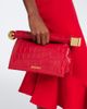 Jacquemus Jacquemus Rond Carré Small croc-effect leather clutch - 2