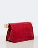 Jacquemus Jacquemus Rond Carré Small croc-effect leather clutch - 4