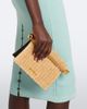 Jacquemus Jacquemus Rond Carré Small raffia clutch - 2