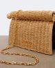 Jacquemus Jacquemus Rond Carré Small raffia clutch - 6