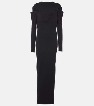 Jacquemus Jacquemus Sabre jersey maxi dress