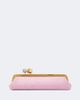 Jacquemus Jacquemus Salon croc-effect suede clutch - 1