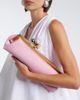 Jacquemus Jacquemus Salon croc-effect suede clutch - 2