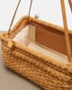 Jacquemus Jacquemus Salon woven suede clutch - 3