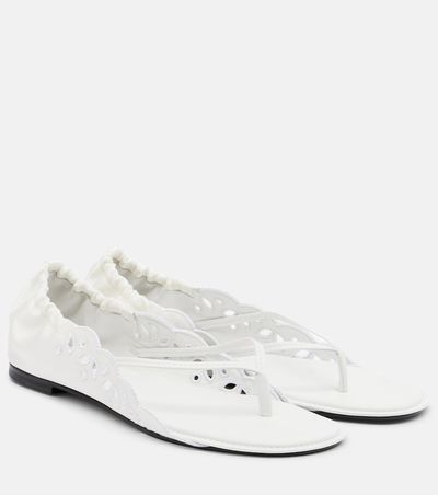 Jacquemus Jacquemus Satin thong sandals