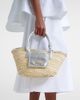 Jacquemus Jacquemus Soli Medium croc-effect raffia basket bag - 2