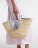 Jacquemus Jacquemus Soli Small croc-effect raffia basket bag - 2